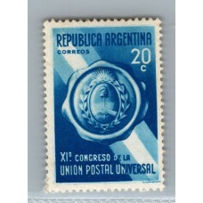 ARGENTINA 1939 GJ 825c ESTAMPILLA CON VARIEDAD CATALOGADA SELLO NUEVO CON GOMA U$ 10